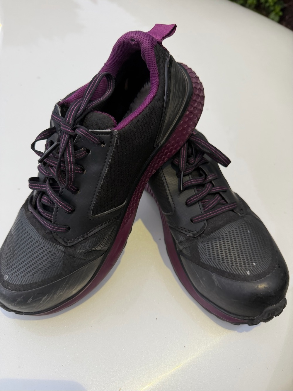Timberland Black and Purple Women's Athletic Sneakers